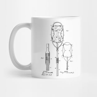 Beater for Railway Car Seats Vintage Patent Hand Drawing Mug